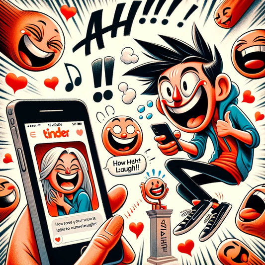 Padroneggiare l'umorismo in una conversazione su Tinder